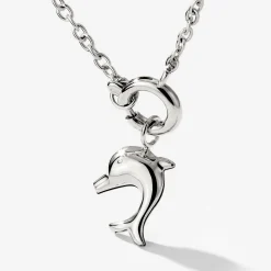 Dolphin Classic Chain Necklace Set Silber