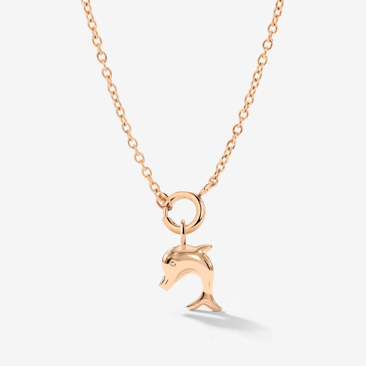 Dolphin Classic Chain Necklace Set Roségold
