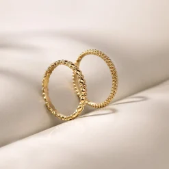 Dotted Ring Gold