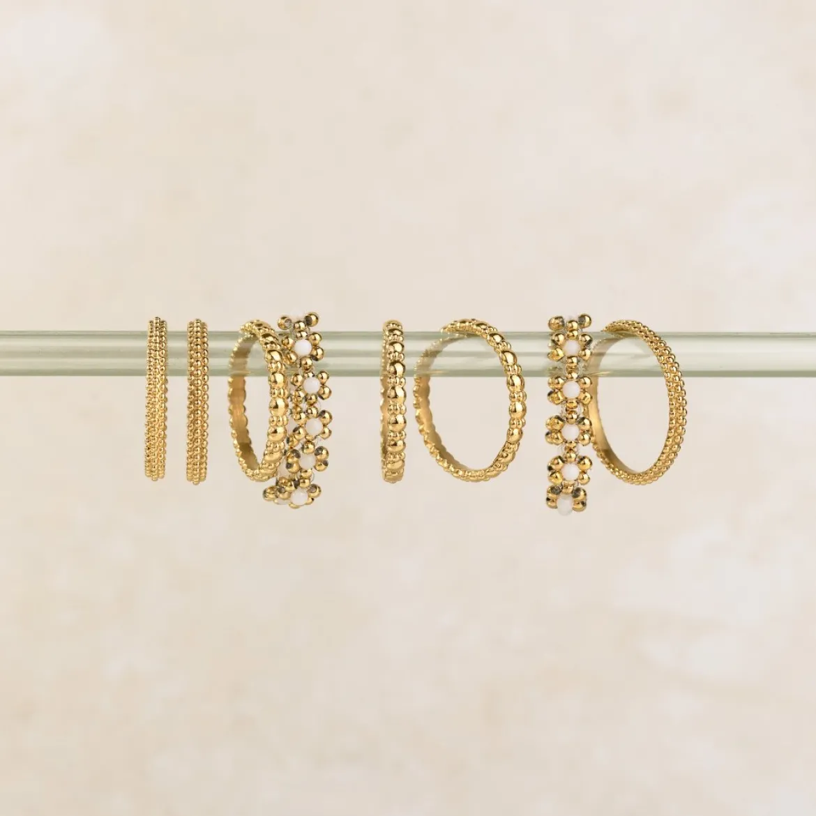 Dotted Ring Gold