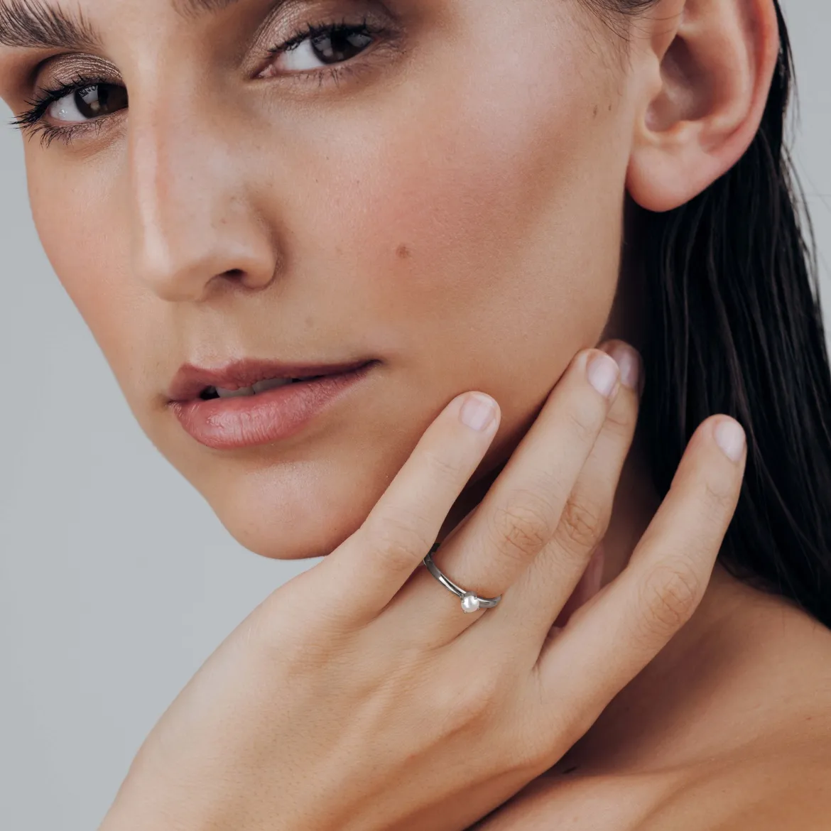 Dream Pearl Ring Silber