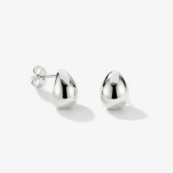 Drop it Studs Silber