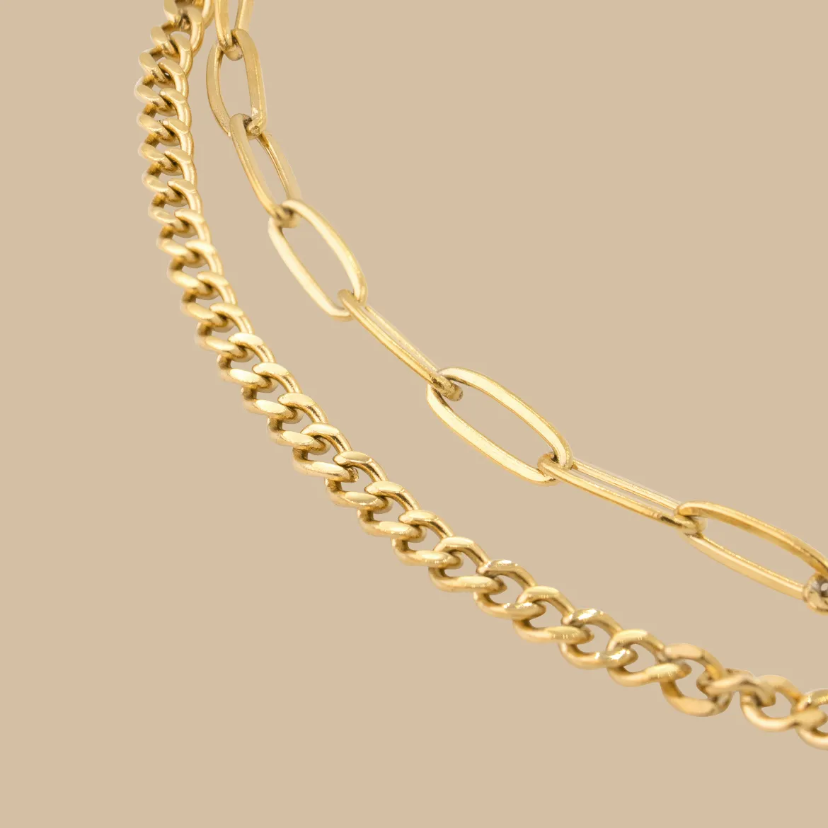 Duo Anklet Gold