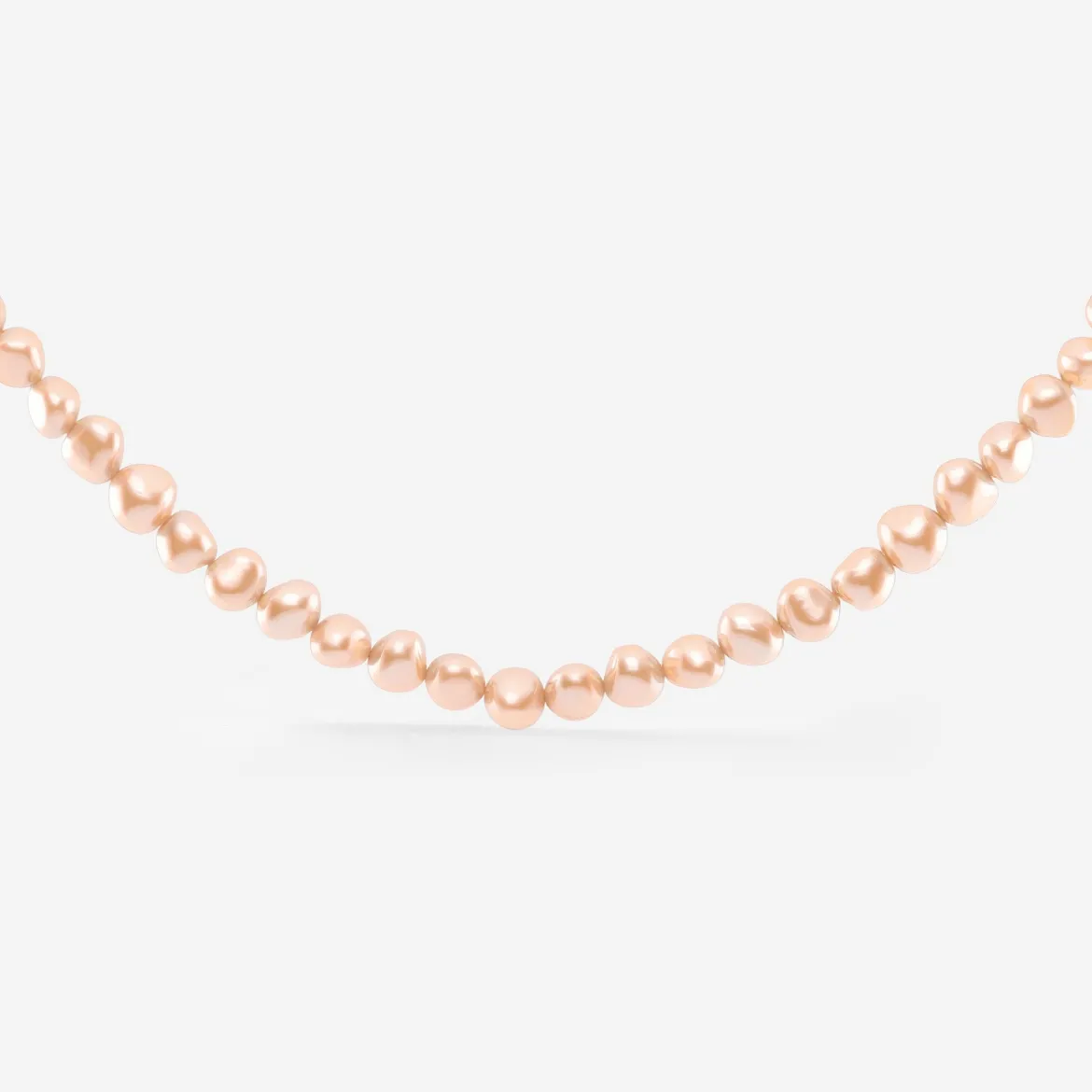 Dusty Rose Perlita Choker Silber