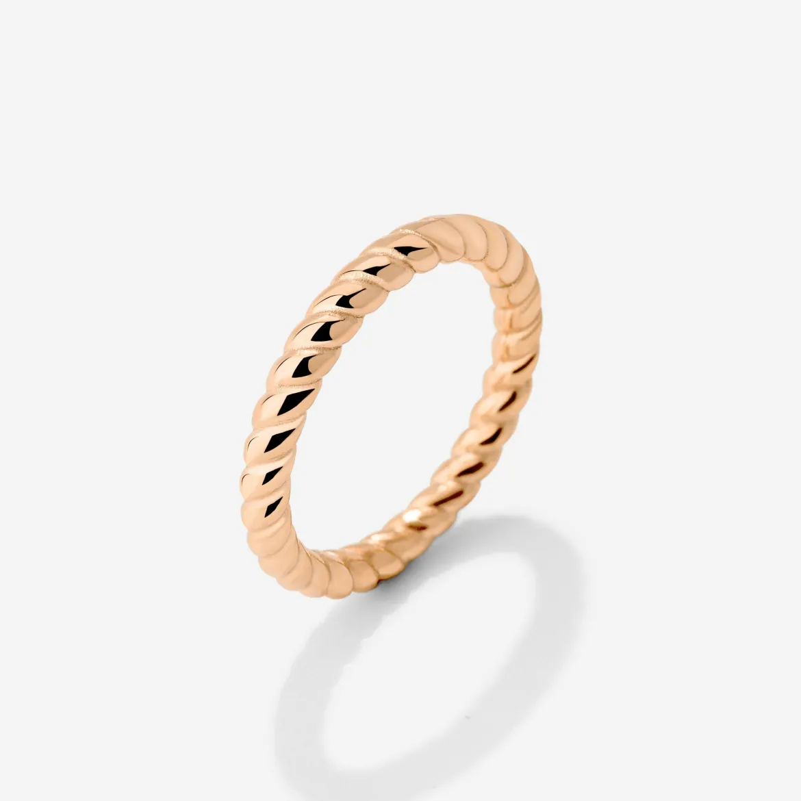 Endless Twist Ring Roségold