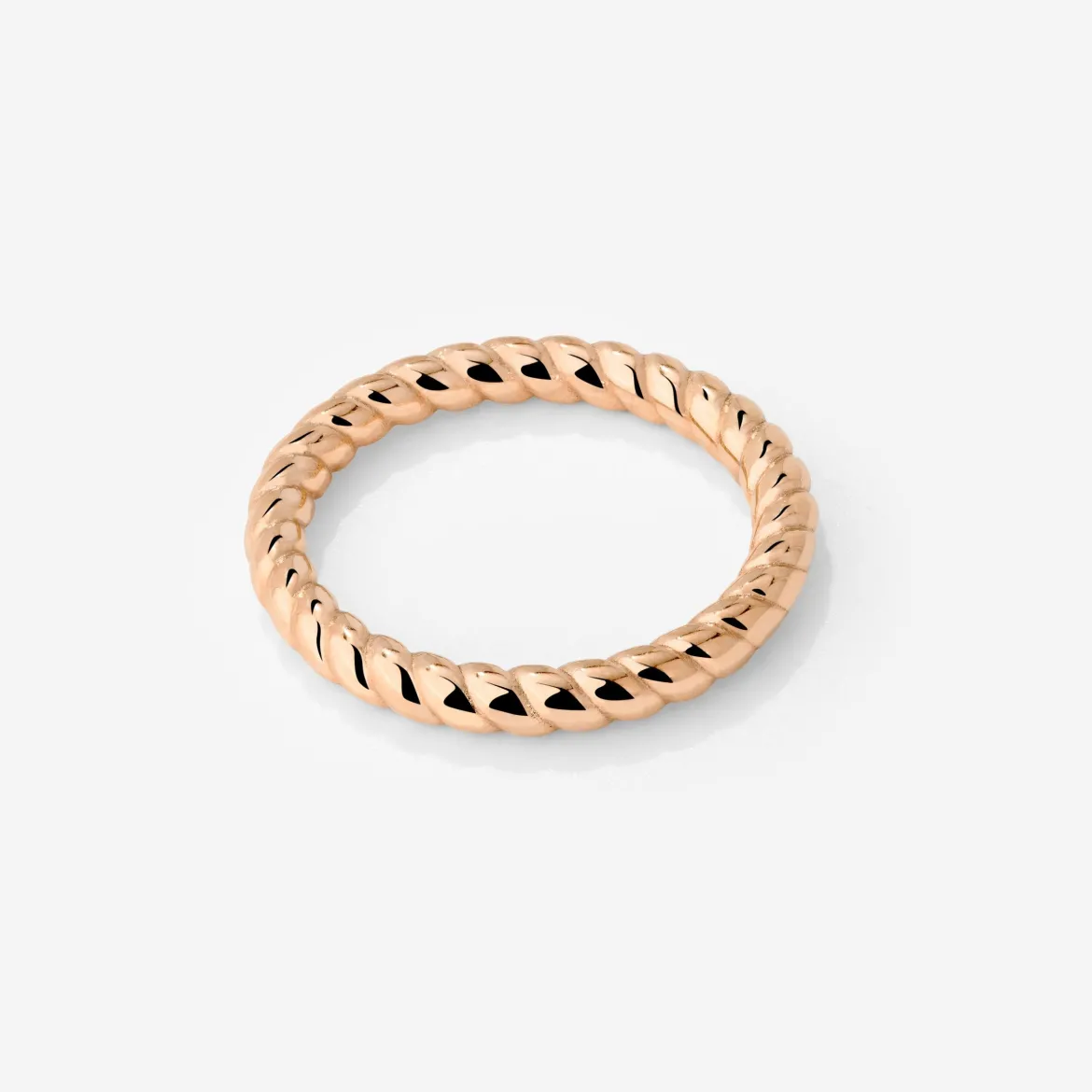 Endless Twist Ring Roségold