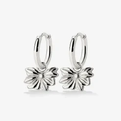 Eternal Bloom Hoop Set Small Silber