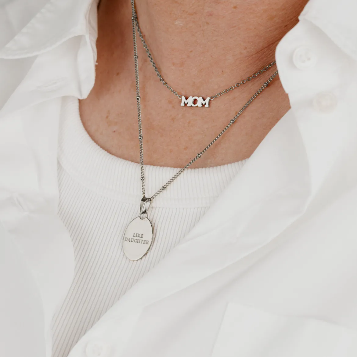 Eternal Bond Necklace Silber