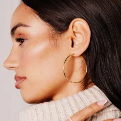 Extra Maxi Hoops Gold