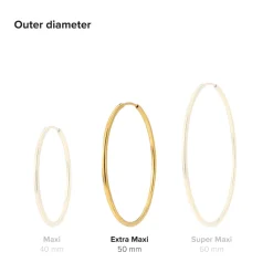 Extra Maxi Hoops Gold
