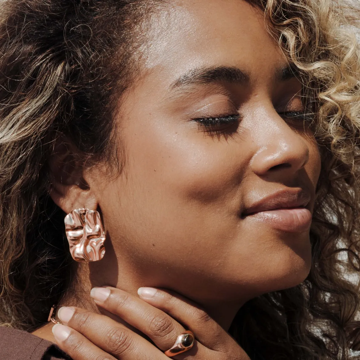 Fata Morgana Studs Roségold