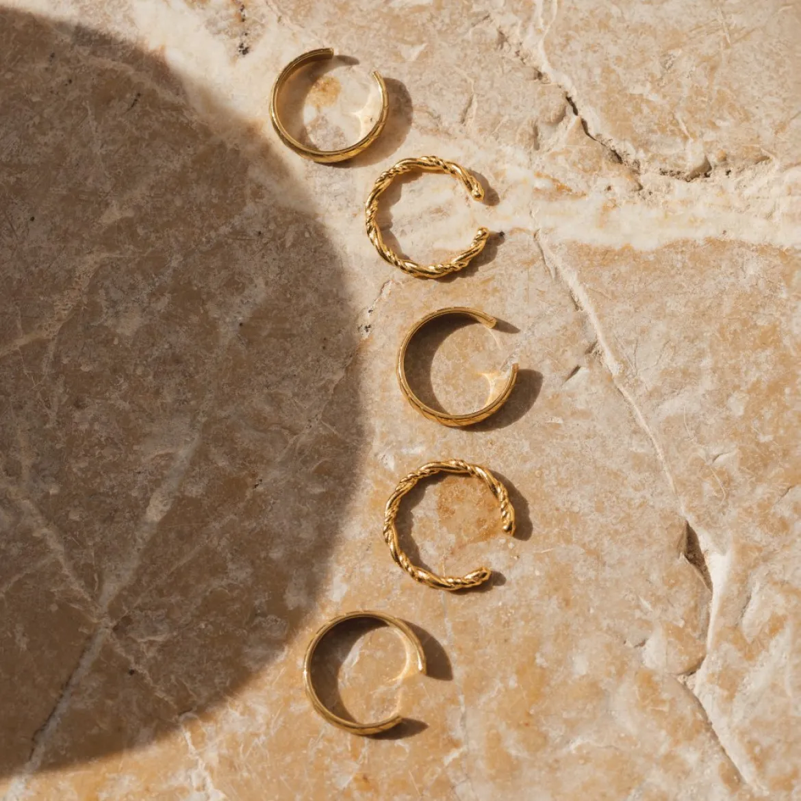 Flat Stripe Toe Ring Silber