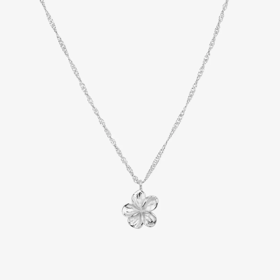 Flora Necklace Silber