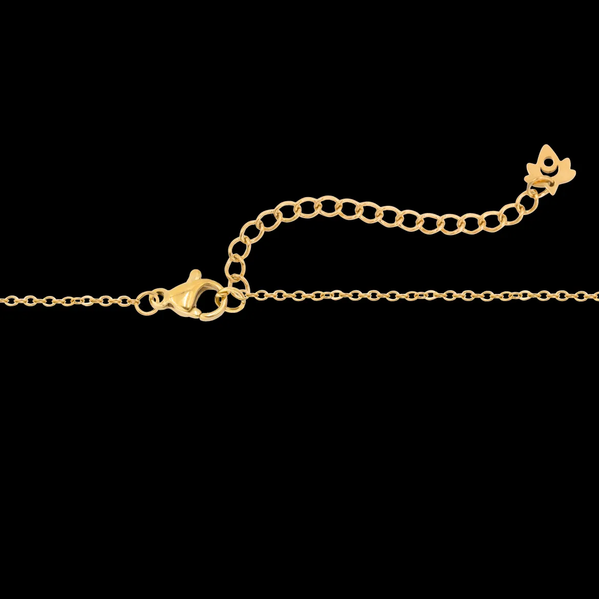 Flower 'n' Beads Necklace Gold