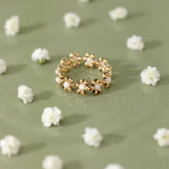 Flowery Ring Gold