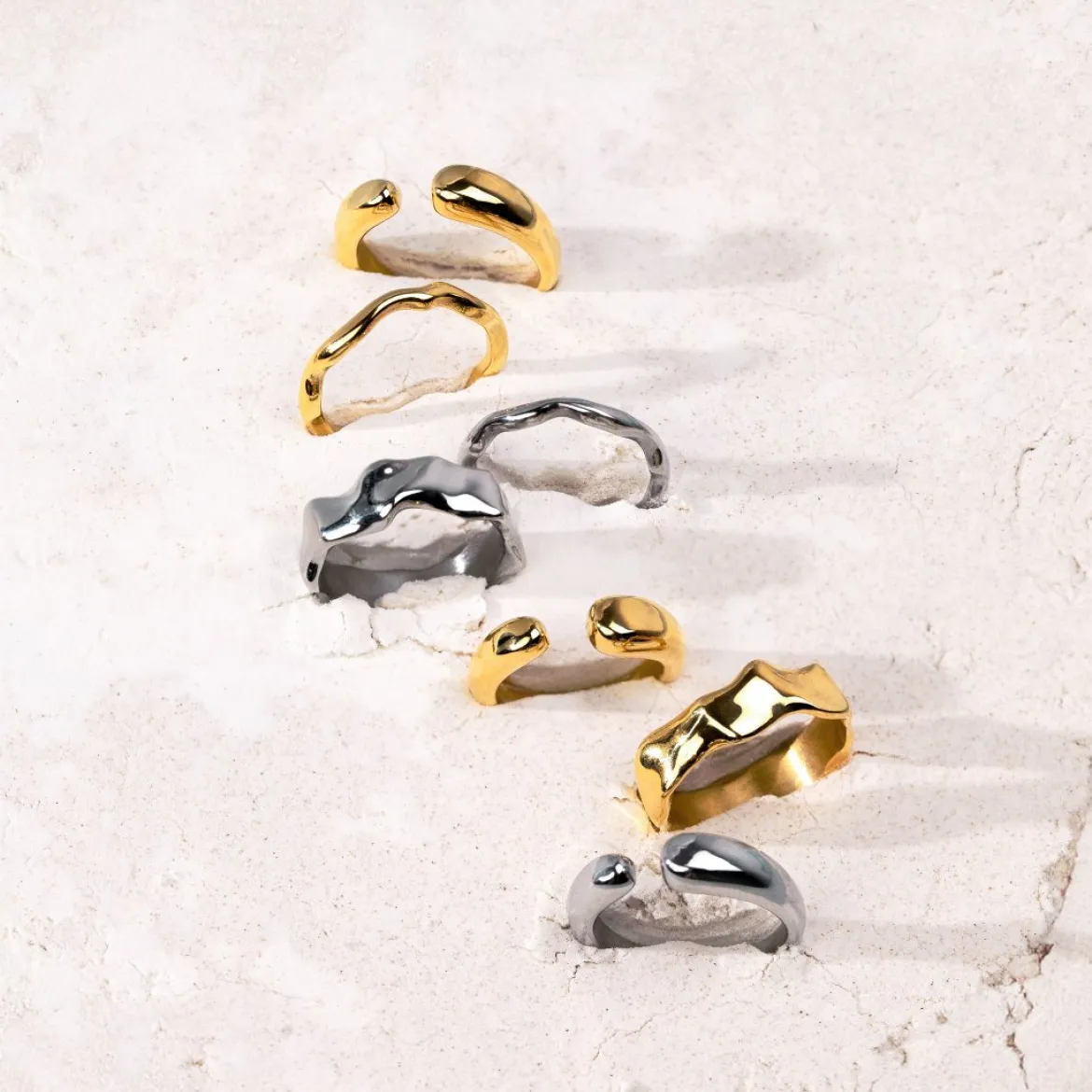 Flowing Ring Roségold
