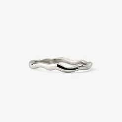 Flowing Ring Silber