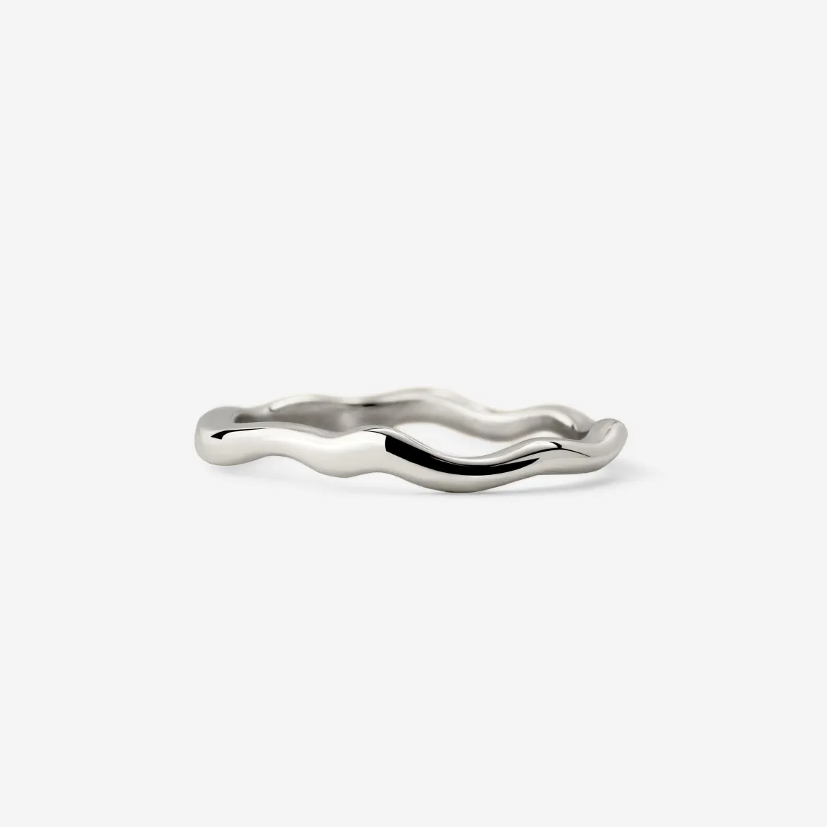 Flowing Ring Silber