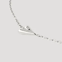 Flowy Heart Necklace Bundle Silber