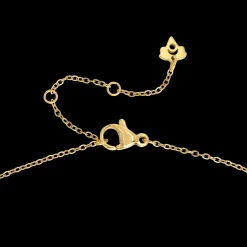 Flowy Heart Necklace Gold