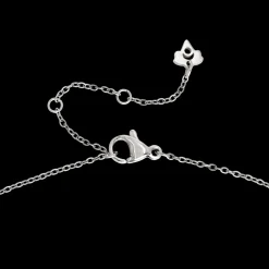 Flowy Heart Necklace Silber
