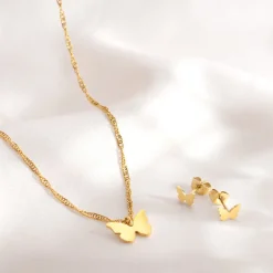 Flutterby Necklace Roségold