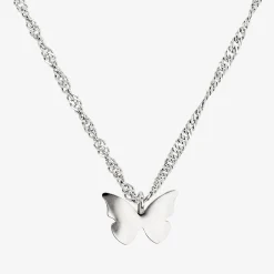 Flutterby Necklace Silber