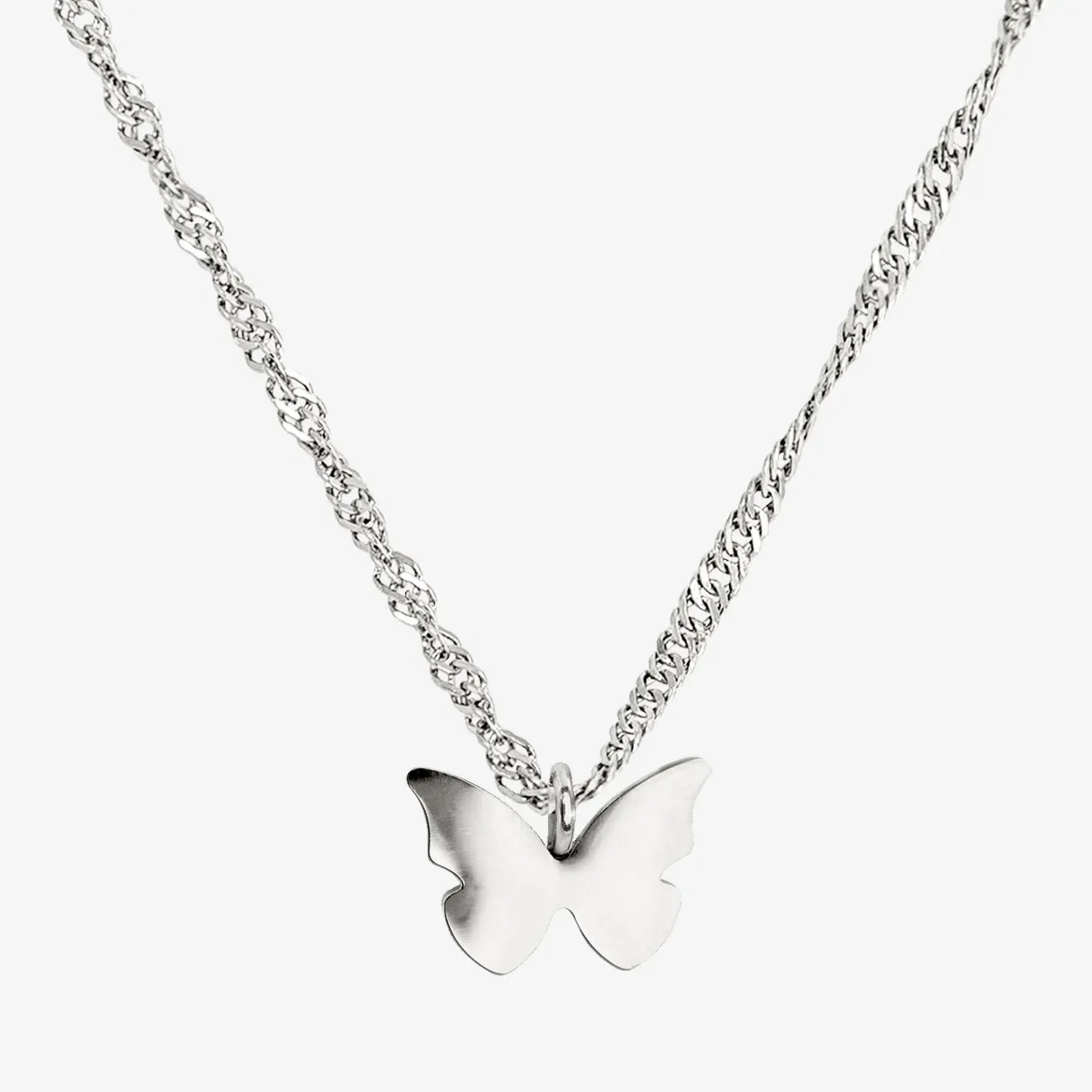 Flutterby Necklace Silber
