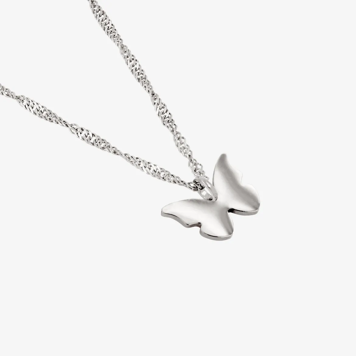 Flutterby Necklace Silber