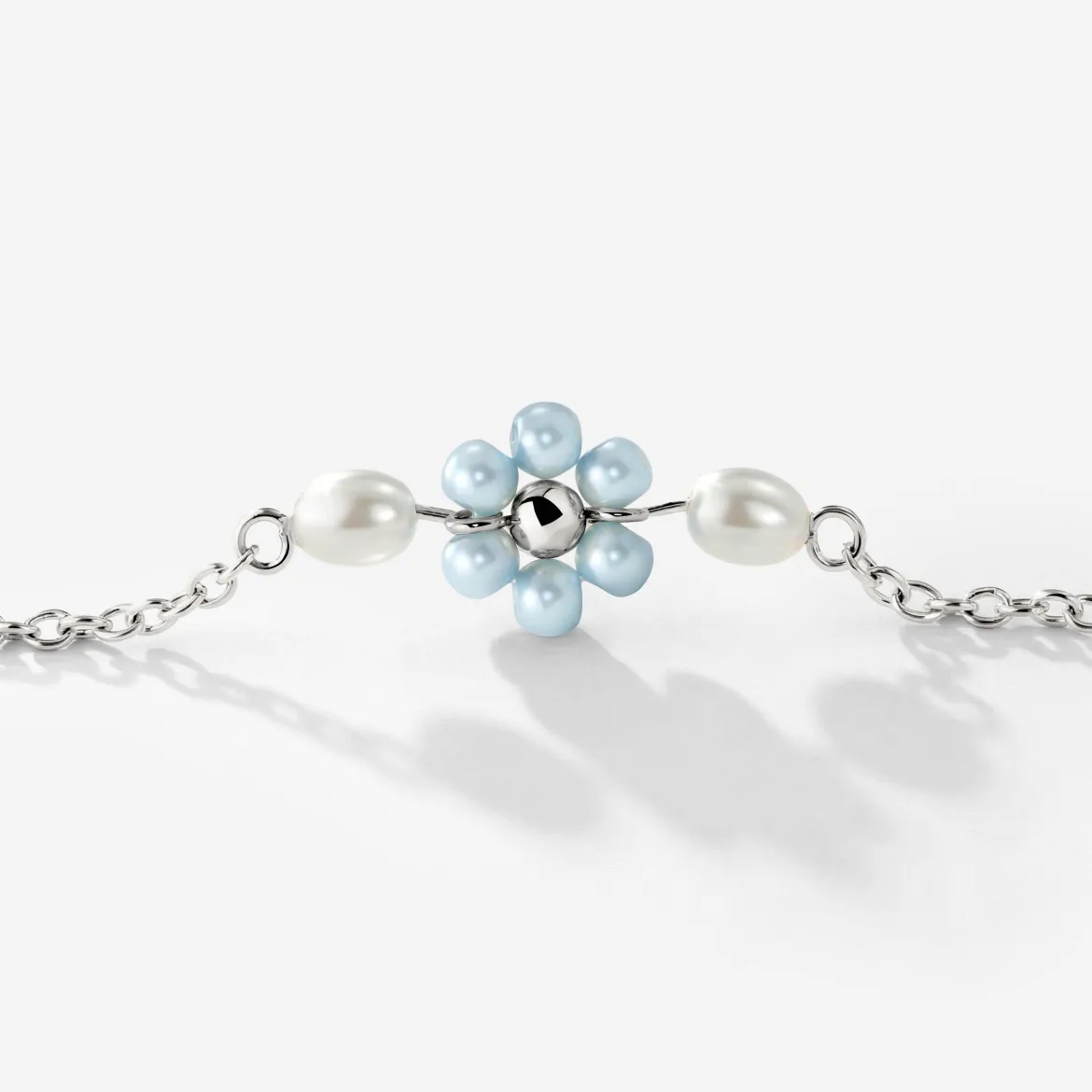 Forever Blue Daisy Bundle Silber