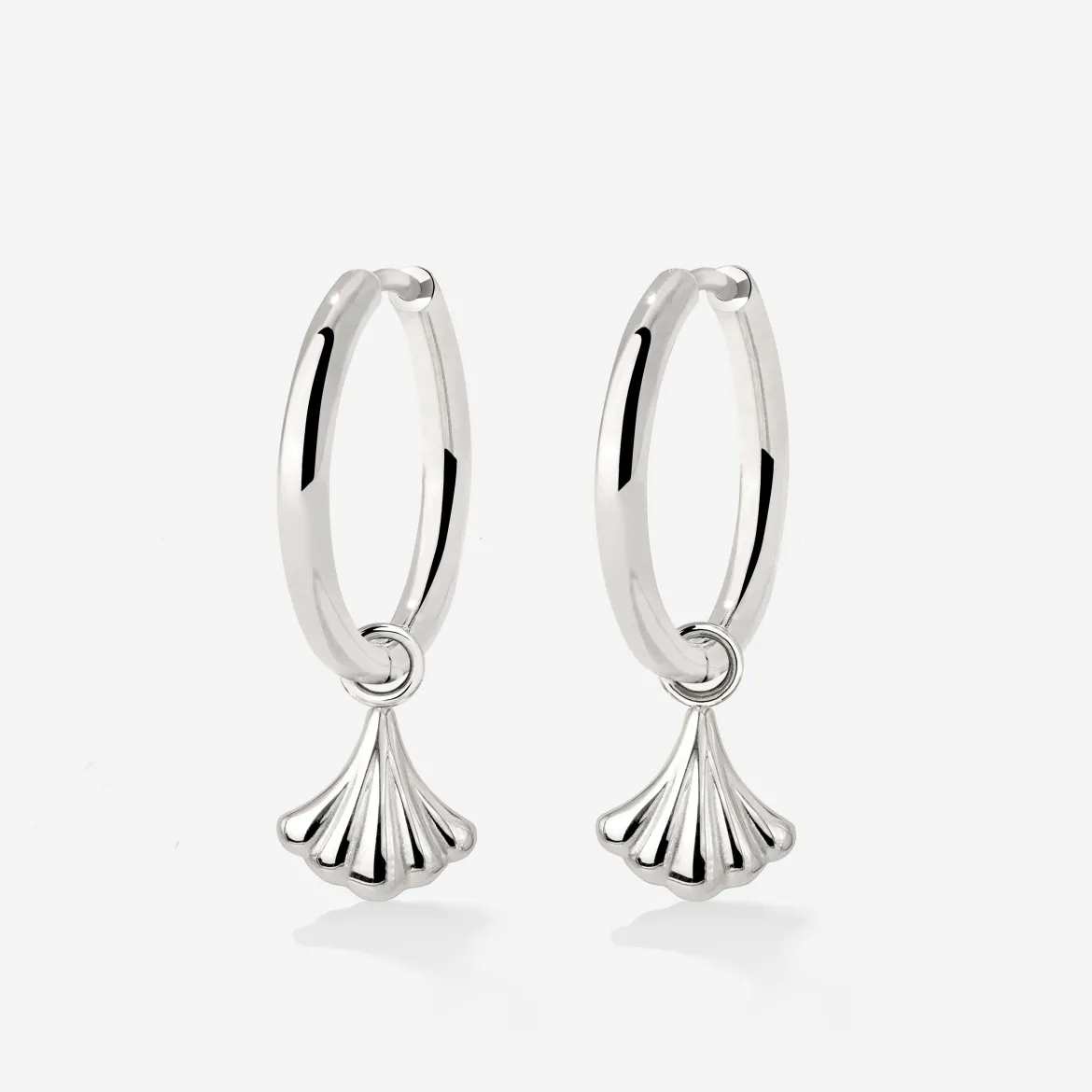 Forever Yours Hoop Set Medium Silber