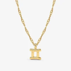 Gemini Bubble Necklace Gold