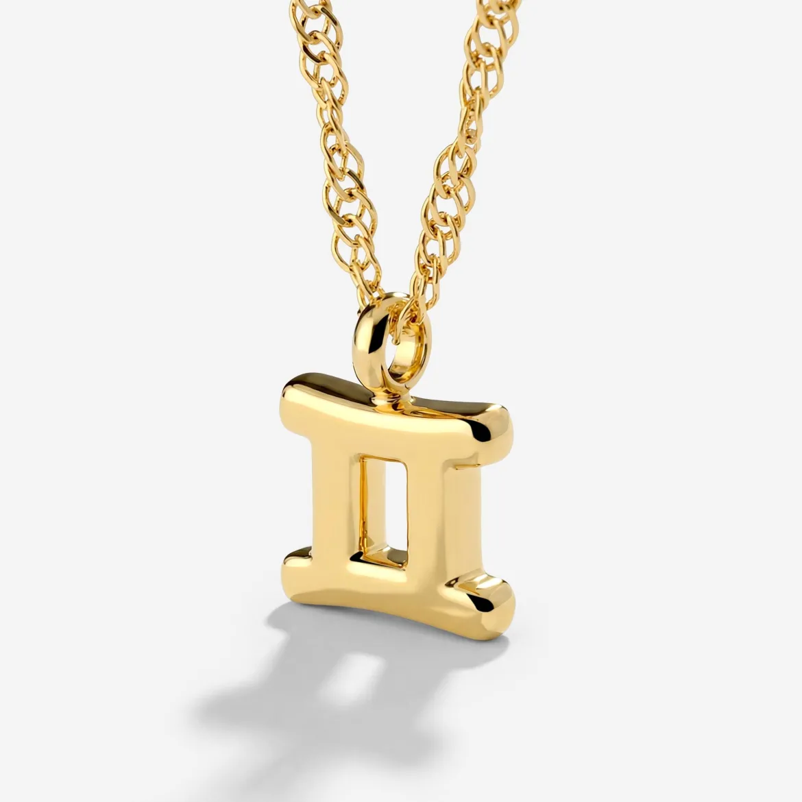 Gemini Bubble Necklace Gold