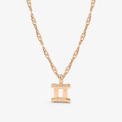 Gemini Bubble Necklace Roségold