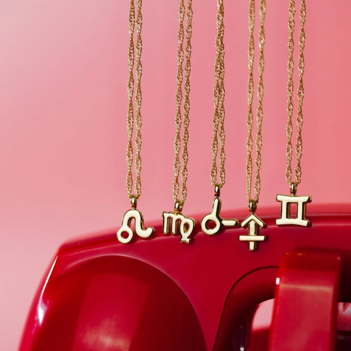 Gemini Bubble Necklace Roségold