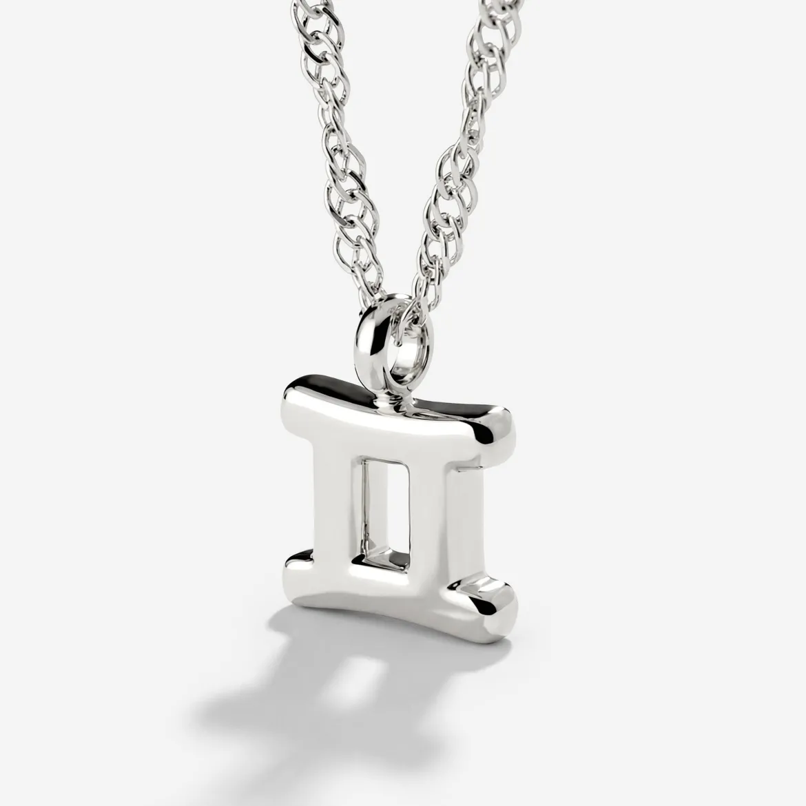 Gemini Bubble Necklace Silber