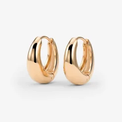Gilded Curve Hoops Roségold