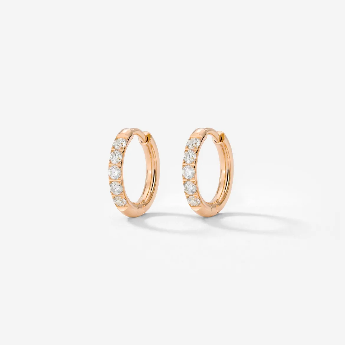 Glimmer Hoops Baby Roségold