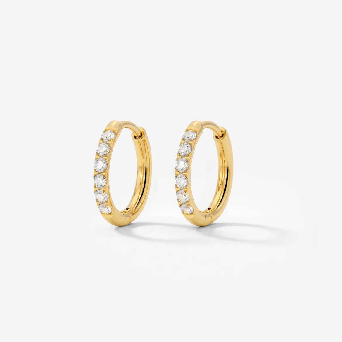 Glimmer Hoops Small Gold