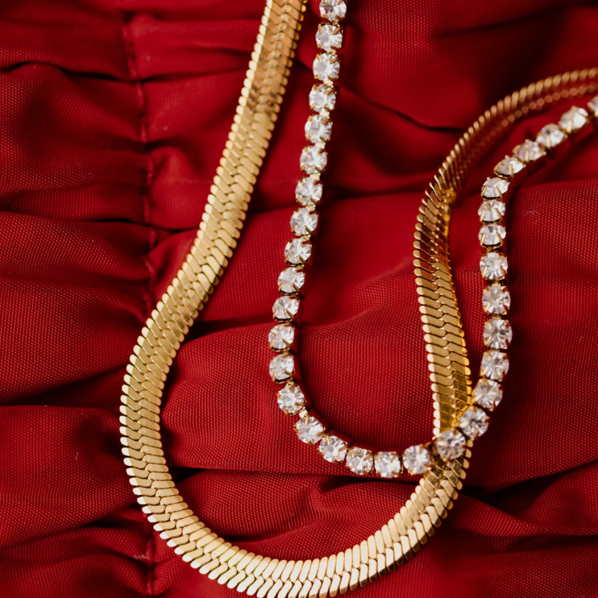 Glitz 'n' Glam Necklace Gold