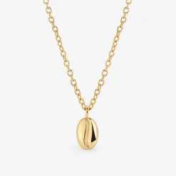 Golden Bean Necklace Gold