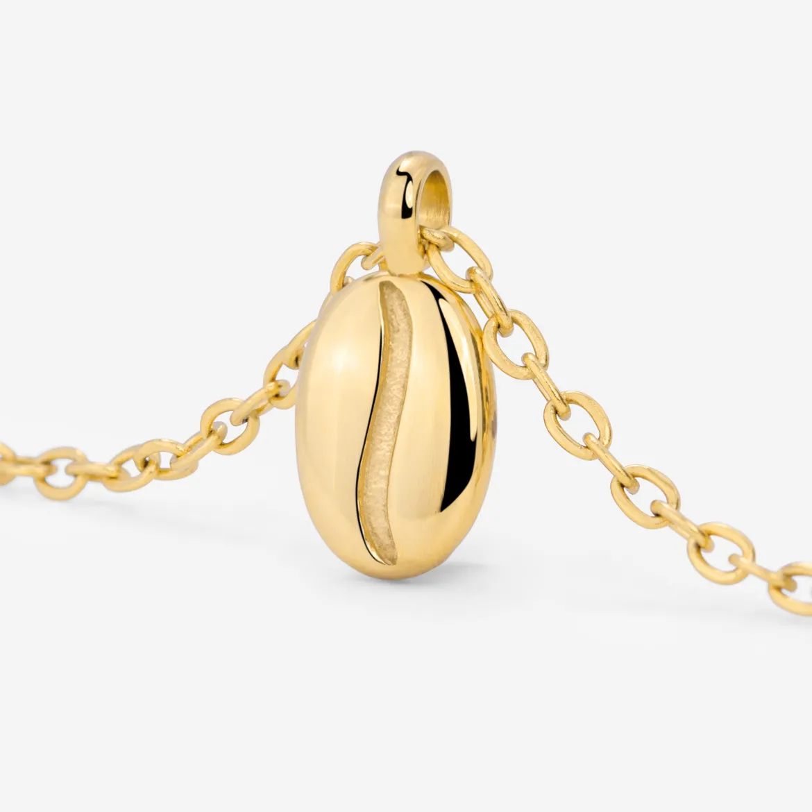 Golden Bean Necklace Gold