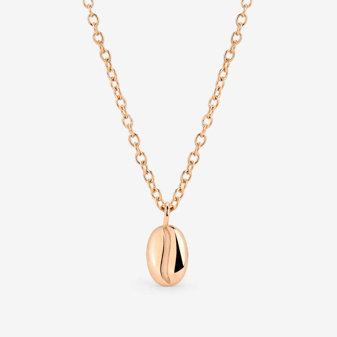 Golden Bean Necklace Roségold