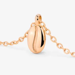 Golden Bean Necklace Roségold