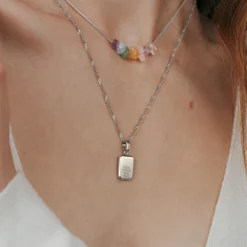 Good things take time Necklace Silber