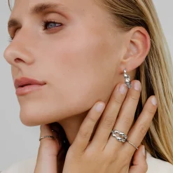 Graceful Curves Ring Silber