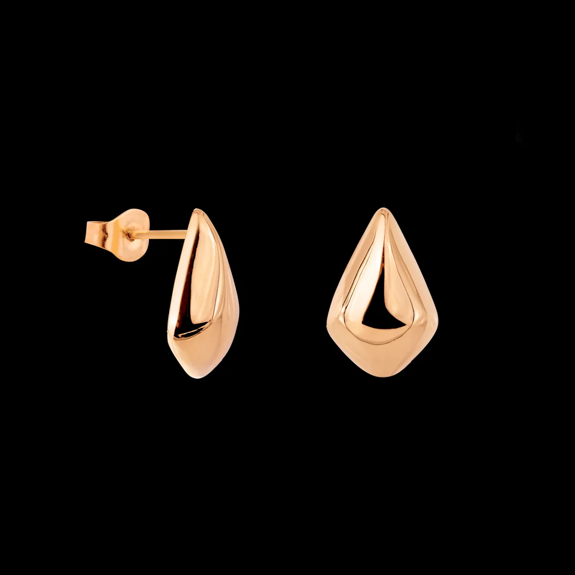 Happy Tears Studs Roségold