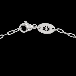 Heart Ace Necklace Silber