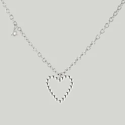 Heart of Gold Necklace Silber