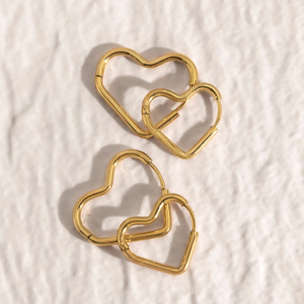 Heartily Hoops Baby Gold